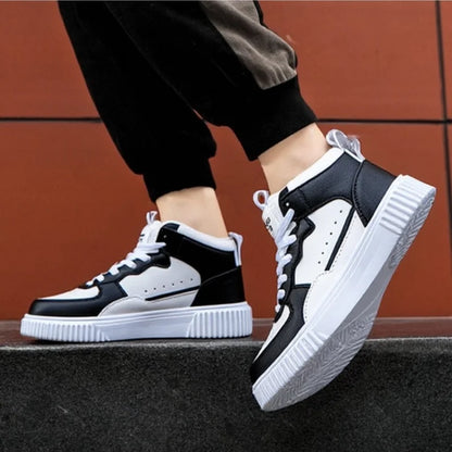 YRZL Scarpe casual da uomo Sneakers in pelle PU traspirante Scarpe bianche comode da passeggio Sport Zapatillas Hombre Fashion Flat