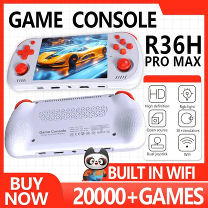 FUNKIDDY Nuova console portatile R36H PRO MAX con schermo IPS da 4,2", Linux RK3326, open source ArKOS 2.0 e oltre 15000 giochi.
