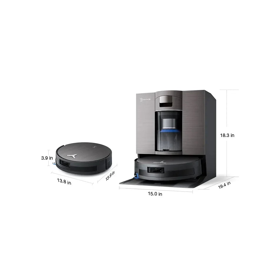 Ecovacs X11 OMNICYCLONE Chinese version vacuum cleaner PowerBoost load 19500Pa suction without bag station