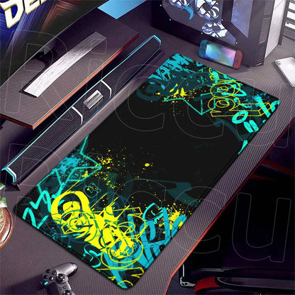 HD 400x900mm Street Graffiti Art Gaming Mouse Pad Table Pad Mousepad XXL Computer expand Rubber accessories Keyboard Desk mat