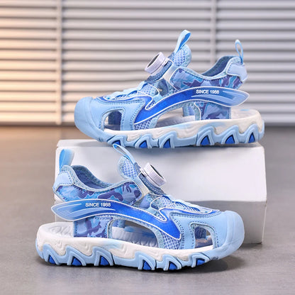 Scarpe da spiaggia antiscivolo Summer Brand Sandali per bambini Scarpe casual comode per bambine Scarpe basse da principessa con fiori per bambini