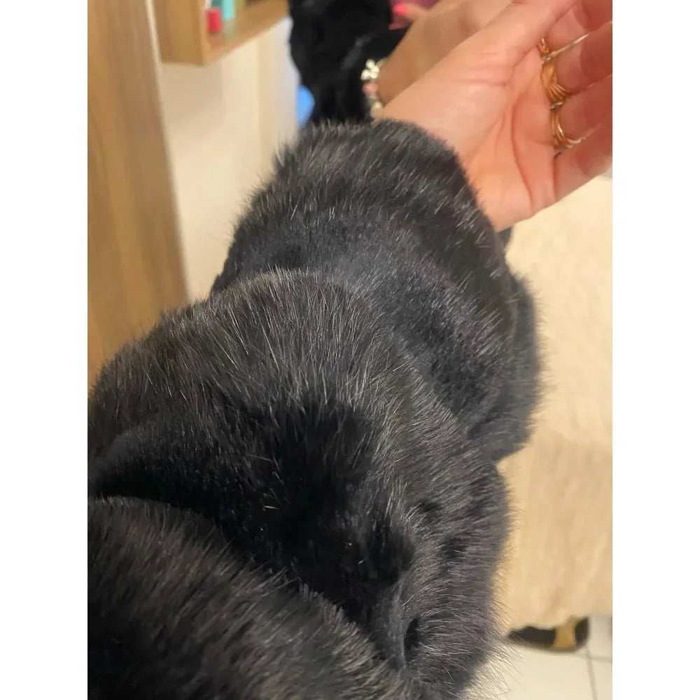 Giacca di pelliccia con collo in pelliccia di volpe naturale da donna, giacca di pelliccia di volpe a pelo intero, gilet di pelliccia di coniglio invernale, nuovo cappotto di vera pelliccia di coniglio da donna