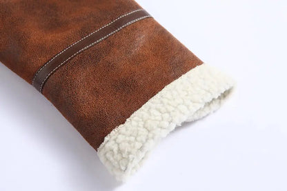 Hot 2019 Fashion Game Costumes Men's One Jacket Winter Jacket Thick Thermal Warm Stand Collar Mens Leather Coat Erkek Mont M-5XL