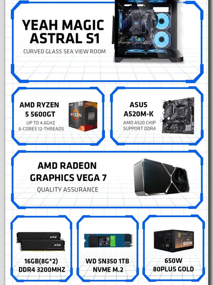 PC desktop Win 11 Home Gamer
