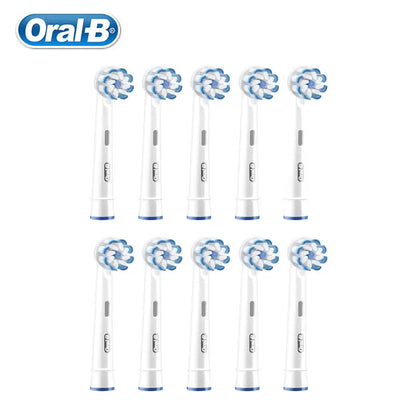Oral-B EB60 Sensi Ultrathin Replacement Electric Toothbrush Heads Clean and Care Sensitive Original Refill Tooth Brush for Adult