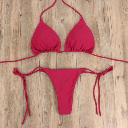 Costume da bagno estivo da donna, bikini sexy, set bikini push-up con reggiseno imbottito e perizoma, due pezzi, costume da bagno da spiaggia, costumi da bagno sexy da donna