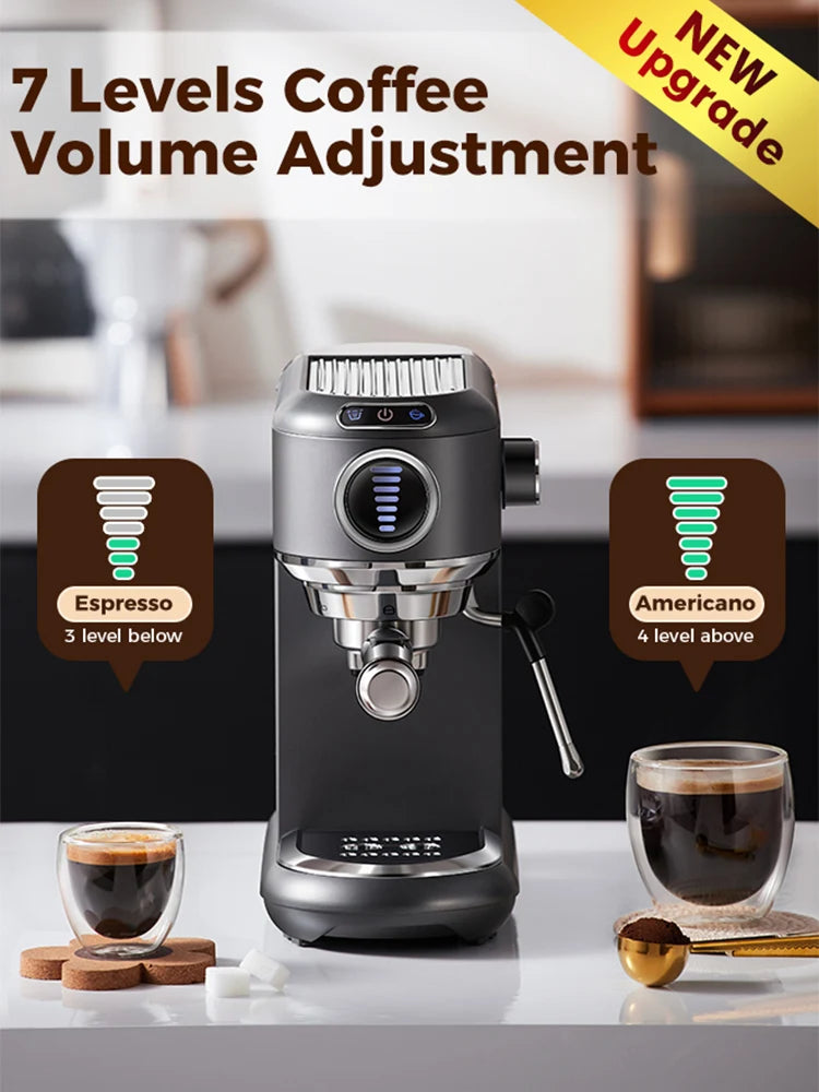 Macchina per caffè espresso Cafelffe 4 in 1 Cafetera Cappuccino Dolce Gusto Nes Capsule ESE Pod Ground Regalo per amante, papà, mamma