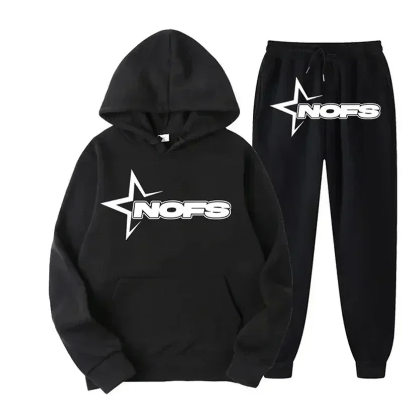 2025 uomo e donna della stessa tendenza moda felpa con cappuccio completo casual due pezzi giacca pantaloni marchio di moda stampa logo taglie S-3XL