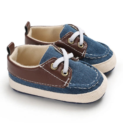 Nuove scarpe marroni per battesimo, scarpe da passeggio per bambini, suola morbida, scarpe da ginnastica per neonati, compleanno, bambini e ragazzi.