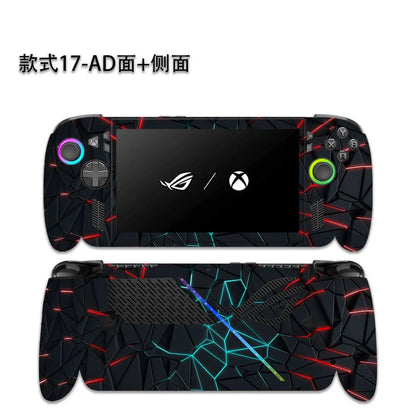 Pellicola protettiva pretagliata 1x Parte superiore + 1x Parte posteriore + Lati per Asus ROG XBOX ALLY X 7" Gen 2025 2024 2023