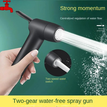 Two Modes Bidet Shower Sprinkler High pressure Gun Pressurized Nozzle Women's Bathroom Toilet Flushing Companion Accessories