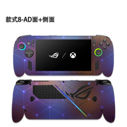 Pellicola protettiva pretagliata 1x Parte superiore + 1x Parte posteriore + Lati per Asus ROG XBOX ALLY X 7" Gen 2025 2024 2023