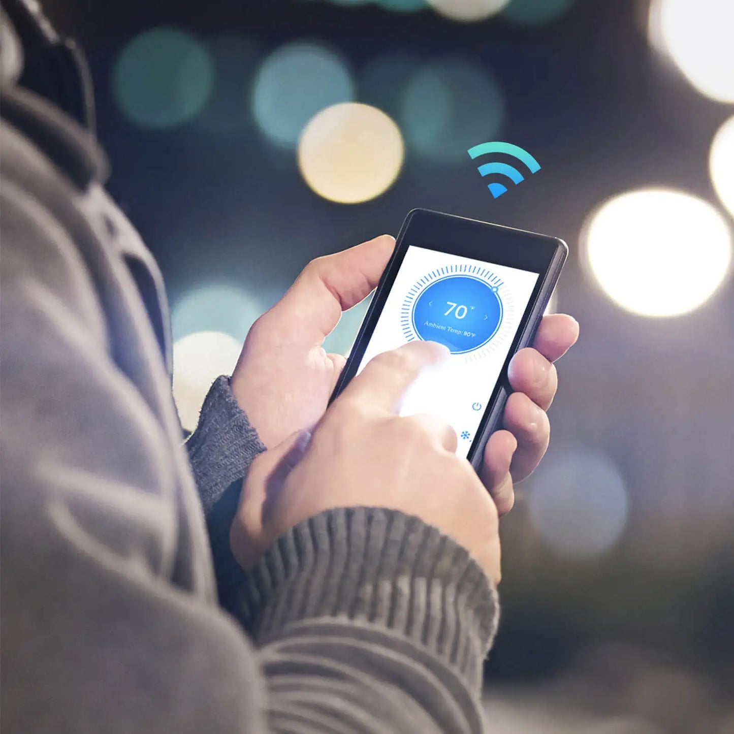 Mini condizionatore d'aria split da 12000 BTU con Wi-Fi e riscaldamento con pompa di calore