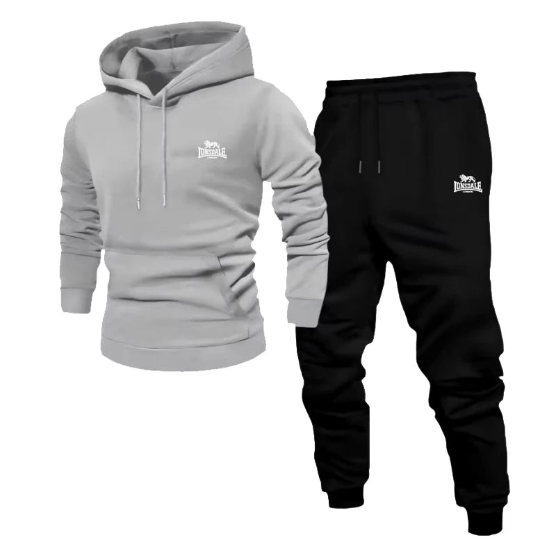 Men's soft and comfortable fitness jogging suit long-sleeved sports shirt casual sport pants suitable for both autumn and winter