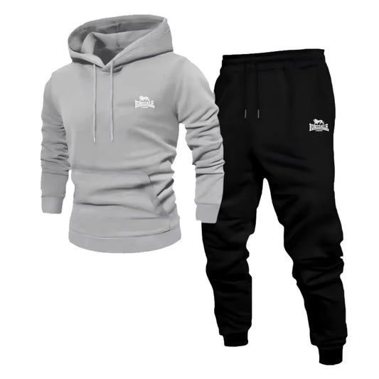 Men's soft and comfortable fitness jogging suit long-sleeved sports shirt casual sport pants suitable for both autumn and winter