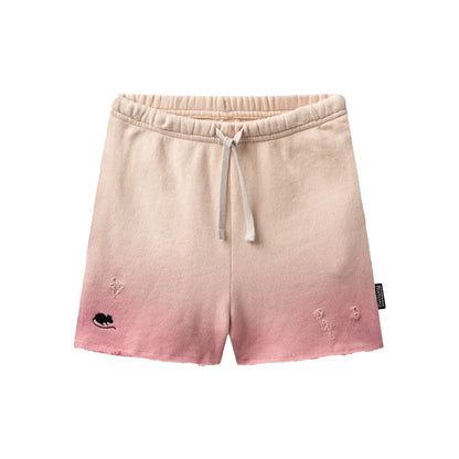 Completo estivo per bambini 2025, composto da maglietta a girocollo stampata e pantaloncini ricamati. Abbigliamento di tendenza per bambini.