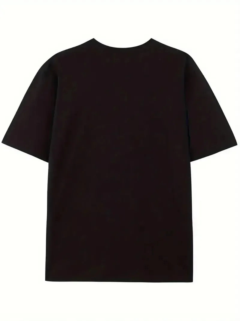 The 2025 summer new men's set features street casual hip-hop fashion comfort and softness with 3D skull pattern print