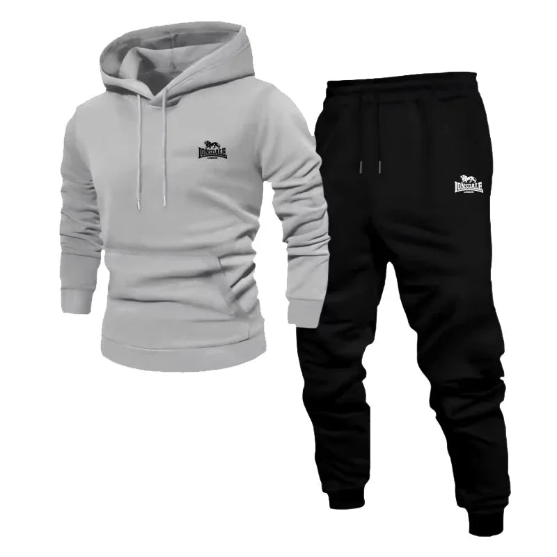 Men's soft and comfortable fitness jogging suit long-sleeved sports shirt casual sport pants suitable for both autumn and winter