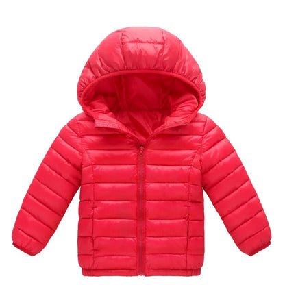 Giacca invernale imbottita per ragazze -30℃, impermeabile, lucida, con cappuccio, adatta a bambini dai 5 ai 14 anni, parka per ragazzi.