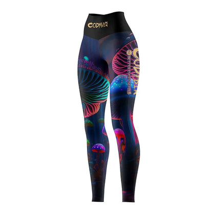 Cody Lundin Custom logo Full Compression Printed Sports Gym Pants Women's  Breathable Quick Dry MMA Grappling Jiu jitsu leggings