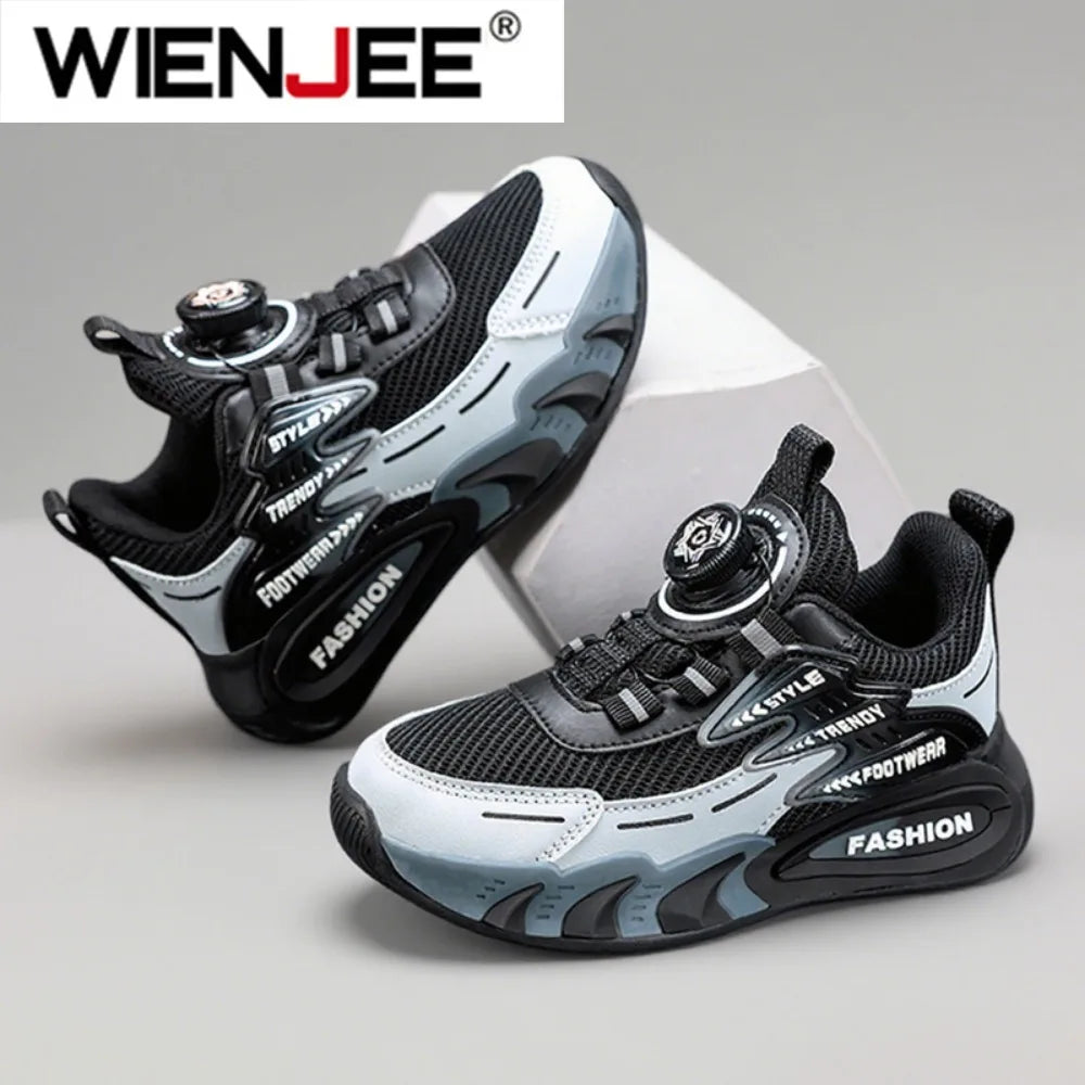 Scarpe da ginnastica alla moda per bambini, scarpe casual per la scuola e per camminare, in mesh traspirante, per esterni, per la corsa, lo sport e il tennis.