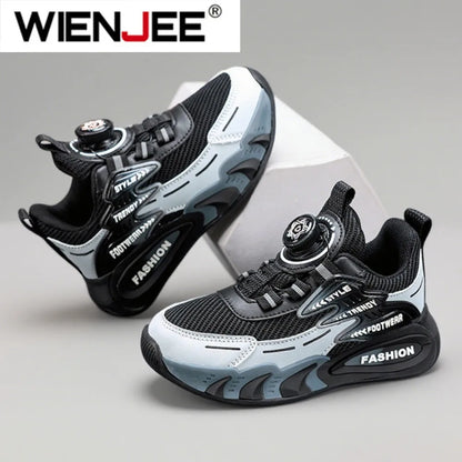 Scarpe da ginnastica alla moda per bambini, scarpe casual per la scuola e per camminare, in mesh traspirante, per esterni, per la corsa, lo sport e il tennis.
