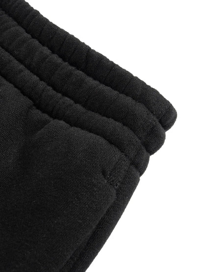 Pantaloni della tuta casual da donna in stile street con stampa a stelle, nuovi arrivi per la primavera, in pile, vestibilità ampia, stile streetwear, oversize
