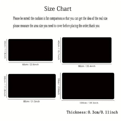 Extra Large Blue Light Crack Mouse Pad | Non-Slip Rubber Base, Washable Desk Mat for Gaming & Office, Oblong Rectangle Shape