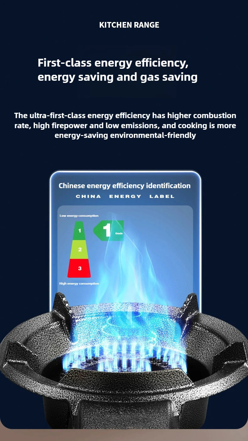 Cucina domestica Energia Fierce Stufa Ristorante commerciale Risparmio energetico Stufa a gas Alta temperatura Stufa singola