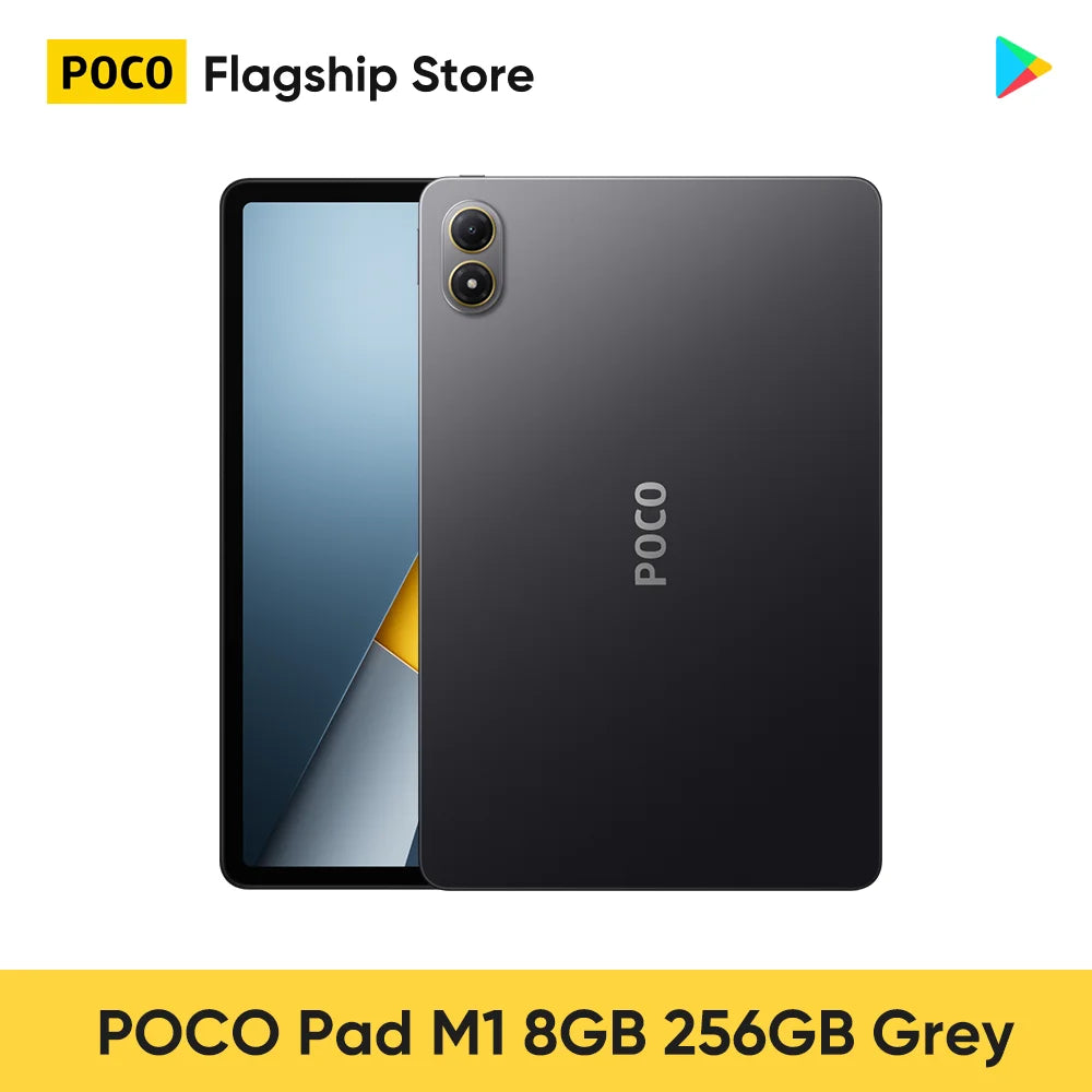 Nuovo tablet POCO Pad M1 versione globale con Snapdragon 7s Gen 4, display da 12,1" a 120Hz con risoluzione 2.5K, batteria da 12000 mAh con ricarica rapida da 33 W, 8 GB di RAM e 256 GB di memoria interna.