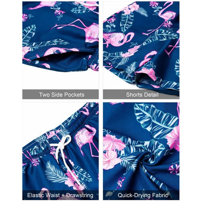 Completo da uomo per vacanze al mare alle Hawaii, composto da camicia a maniche corte e pantaloncini, con stampa paisley, traspirante e alla moda, ideale per feste.