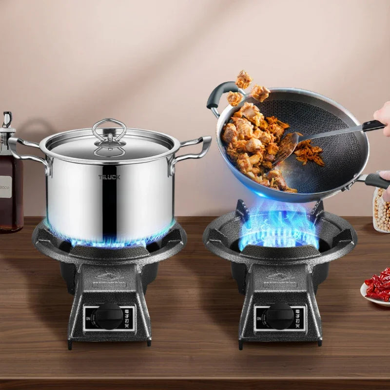 Cucina domestica Energia Fierce Stufa Ristorante commerciale Risparmio energetico Stufa a gas Alta temperatura Stufa singola