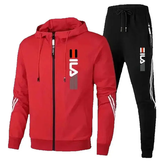 Men's Sportswear Set for Spring and Autumn 2025: Casual Sports Jacket + Sports Pants, Jogging Fashion and Stylish Sports Suit