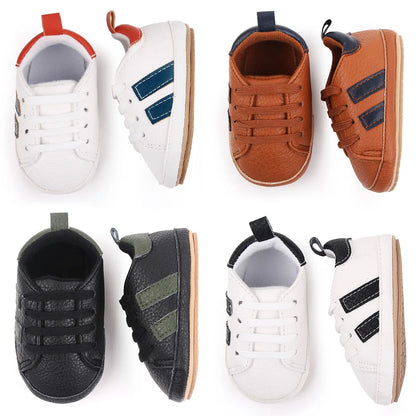 Scarpe casual per neonati per primavera e autunno, suola in TPR antiscivolo, PU di alta qualità, molto richieste, ampia scelta, nuova moda per neonati 2023