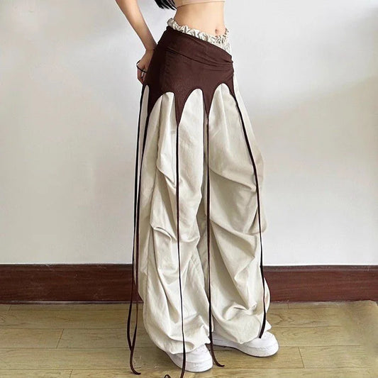 2025 Harajuku Women Fairy Tassels Skirts See Streetwear Irregular Bandage Skirt Sexy Grunge Trendy Mujer Faldas Y2k Aesthetic
