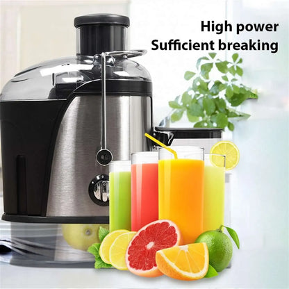 Estrattore di succo da 400 W, motore da 22000 giri/min con tramoggia larga 3" per frutta/verdura intera, spremiagrumi a 2 velocità, design facile da pulire