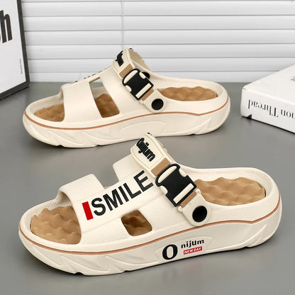 Pantofole da massaggio estive da uomo, sandali da interno ed esterno, comodi e morbidi, ciabatte da spiaggia, zoccoli casual da uomo e donna, pantofole da casa