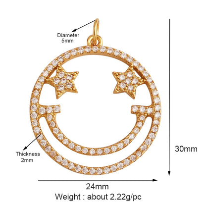 Ciondolo con espressione di gioia e pianto, "Amore, chiamami", in colore oro, forniture per la creazione di gioielli, collane e bracciali L92