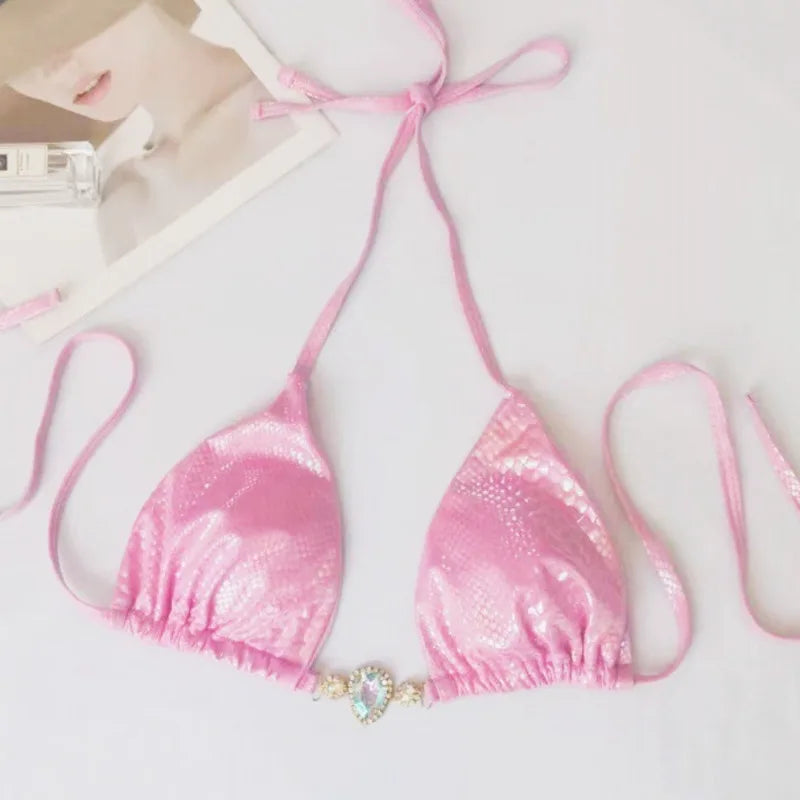 Bikini sexy 2026 Costumi da bagno da donna Costume da bagno femminile per nuoto Costumi da bagno Bikini brasiliano Set da spiaggia Piscina Bagnante