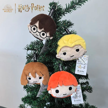 12cm Harry Potter Hanging Purses Christmas Tree Decor Cartoon Hermione Malfoy Ron Drop Ornaments