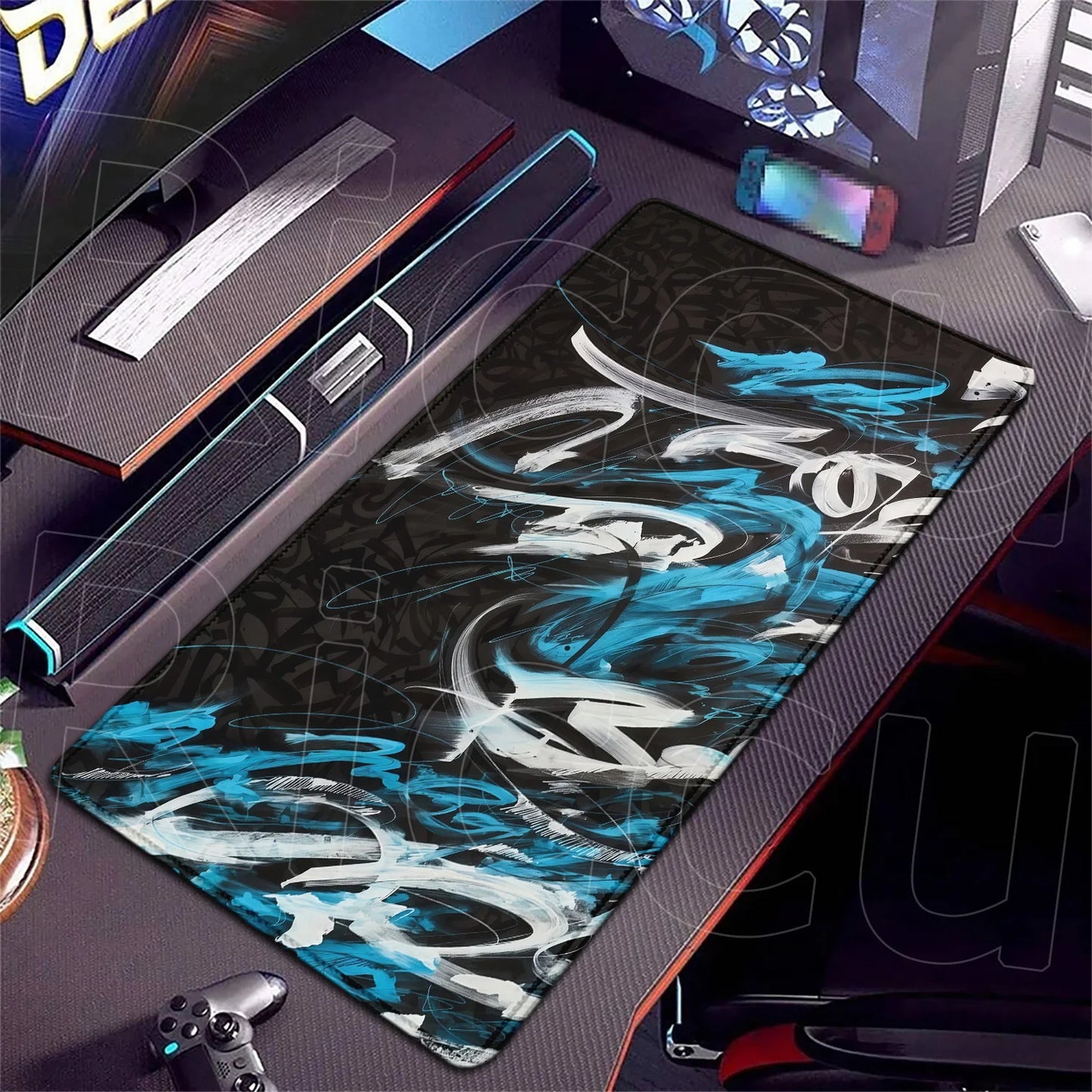 HD 400x900mm Street Graffiti Art Gaming Mouse Pad Table Pad Mousepad XXL Computer expand Rubber accessories Keyboard Desk mat