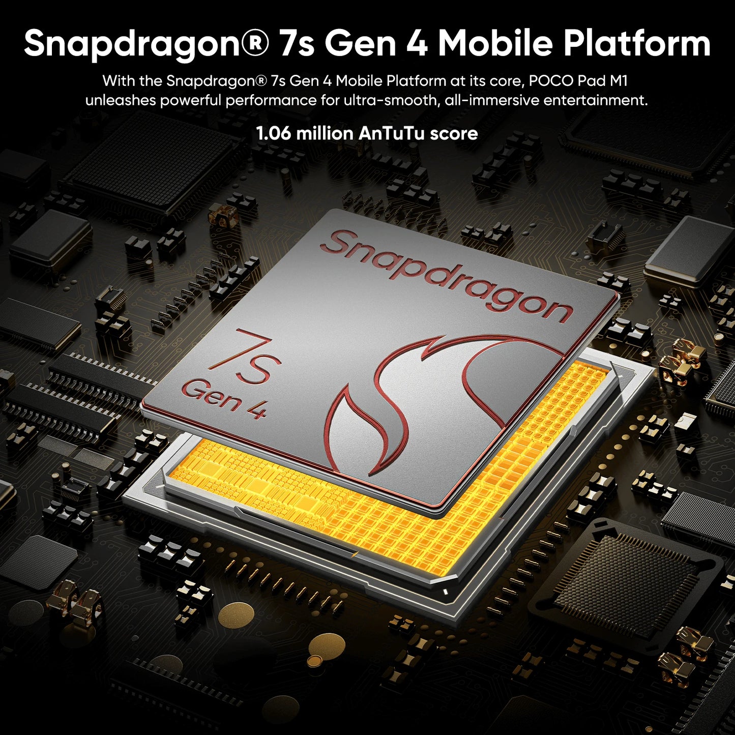 Nuovo tablet POCO Pad M1 versione globale con Snapdragon 7s Gen 4, display da 12,1" a 120Hz con risoluzione 2.5K, batteria da 12000 mAh con ricarica rapida da 33 W, 8 GB di RAM e 256 GB di memoria interna.