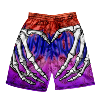 Pantaloncini da spiaggia classici estivi 2024 con teschio, nuovi modelli alla moda con stampa di mano scheletrica, pantaloncini da palestra per uomo e donna, ad asciugatura rapida, pantaloncini da ghiaccio.