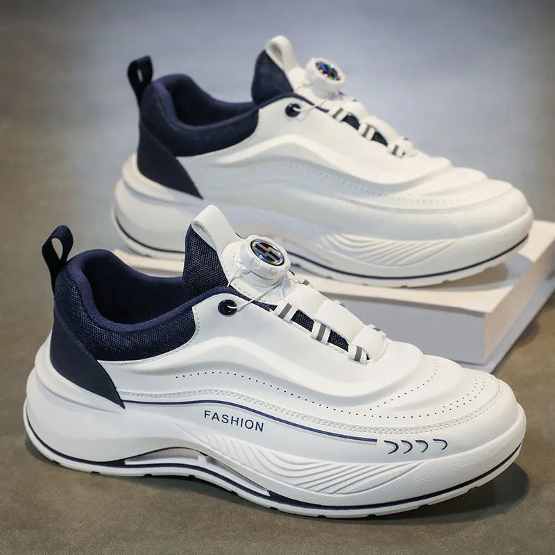 Scarpe da ginnastica da uomo per attività all'aperto, scarpe da corsa elastiche e traspiranti, scarpe casual da uomo versatili e di tendenza per la primavera.