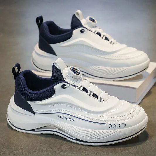 Scarpe da ginnastica da uomo per attività all'aperto, scarpe da corsa elastiche e traspiranti, scarpe casual da uomo versatili e di tendenza per la primavera.