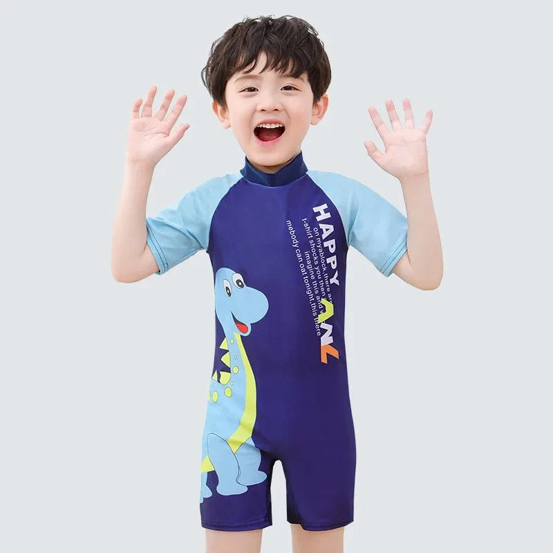 Costume da bagno per bambini e ragazzi, maniche lunghe, stampa frutta, protezione solare, costume da bagno estivo per la spiaggia, taglie 3 4 5 6 7 8 10 anni