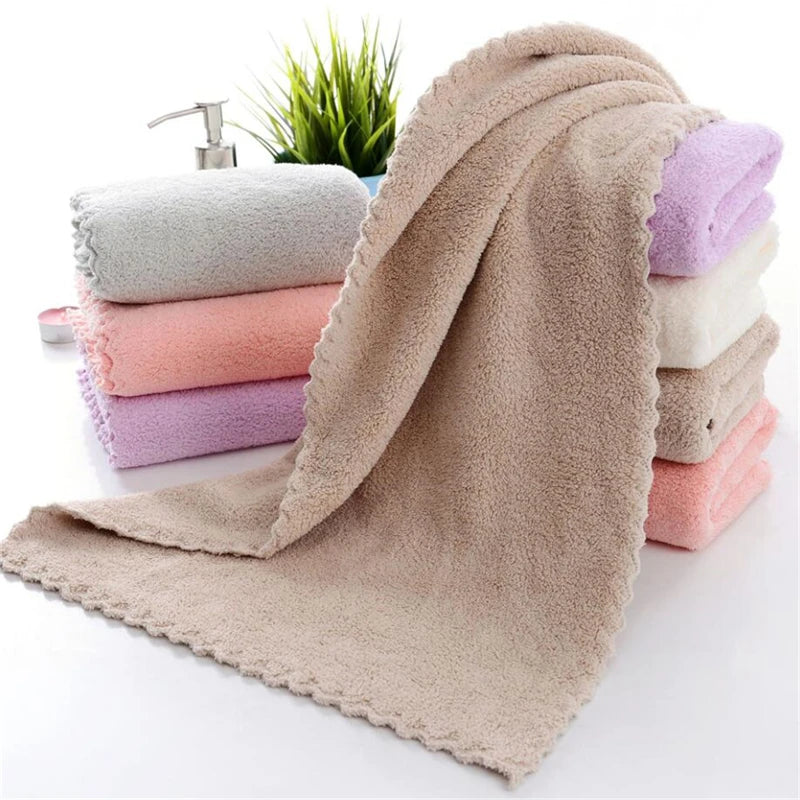 Asciugamani da bagno in fibra di bambù al 100%, in microfibra, per uomo e donna, in spugna morbida, regalo per adulti, panno super assorbente per la casa.