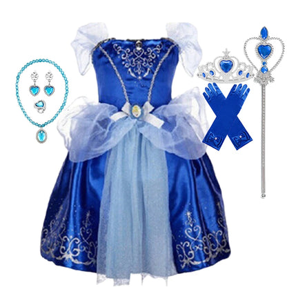 Costume da principessa per bambine, festa di Halloween, cosplay, vestiti per Natale, compleanno, carnevale, travestimento da Rapunzel.