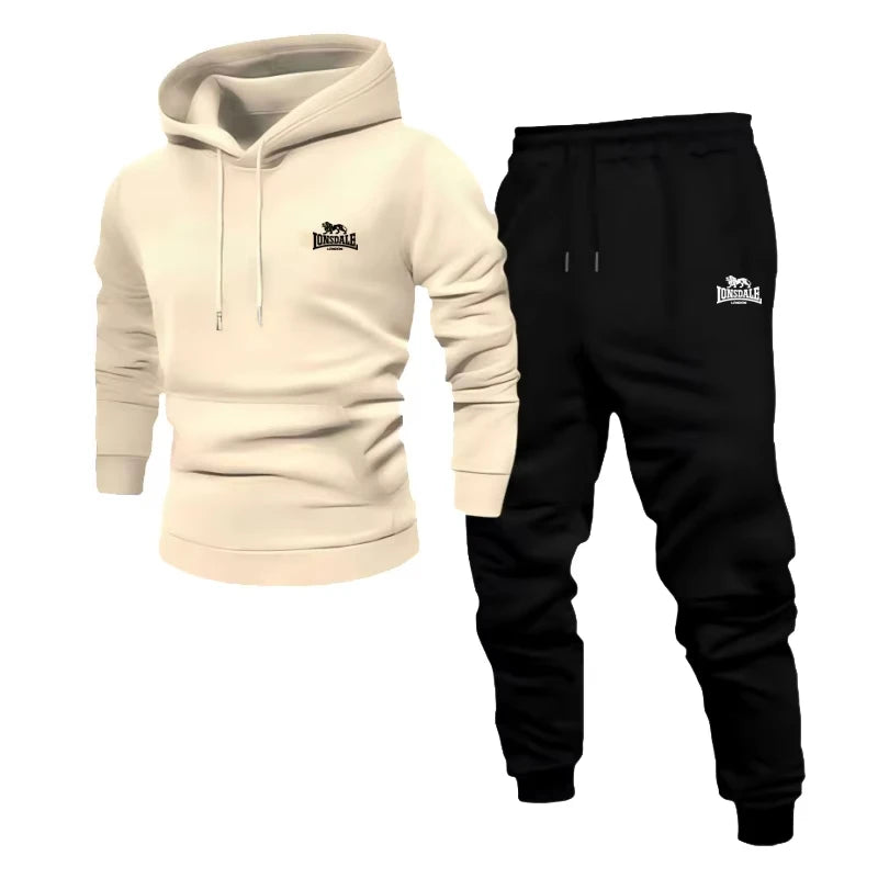 Men's soft and comfortable fitness jogging suit long-sleeved sports shirt casual sport pants suitable for both autumn and winter