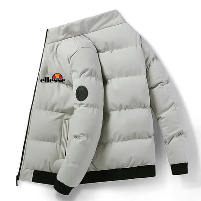 2025 nuova tendenza moda business versatile Giacca da uomo in stile coreano con cerniera Cappotto da pilota casual Collo a sciarpa slim